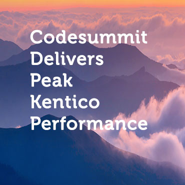 Codesummit Delivers Peak Kentico Performance
